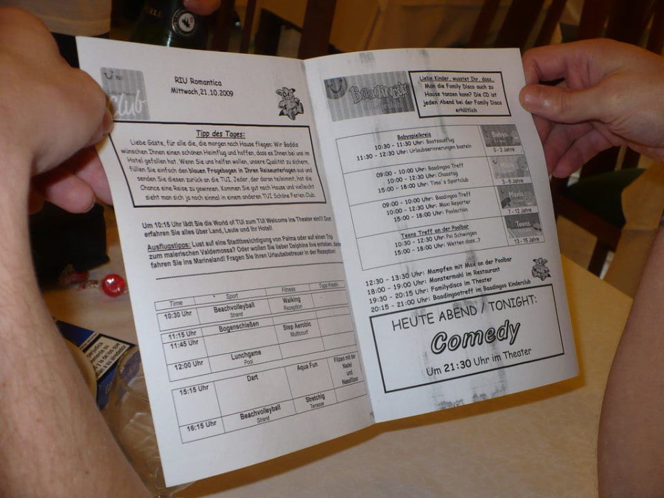 Daily Post Freizeitangebot Flipflop Cala Romantica