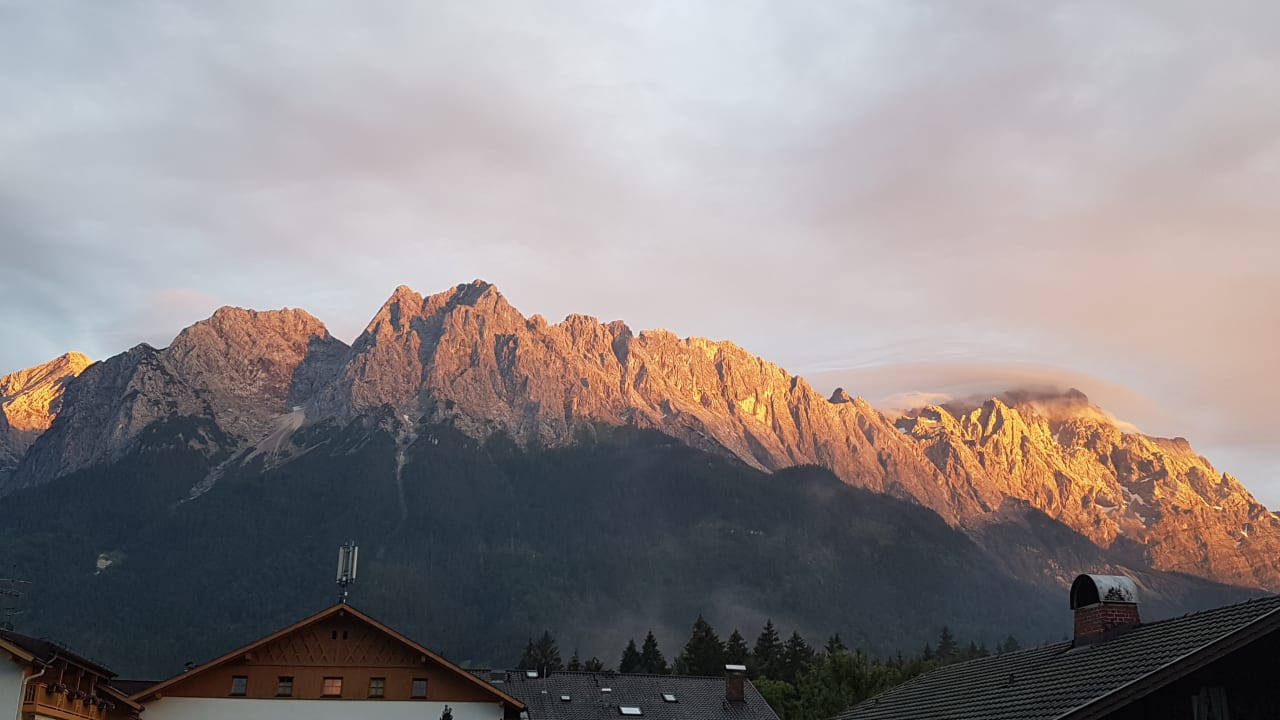 Ausblick das Alpen Natur Idyll