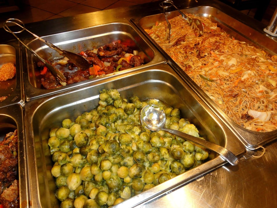 Blick in die Thermen des Büffets Alua Suites Fuerteventura