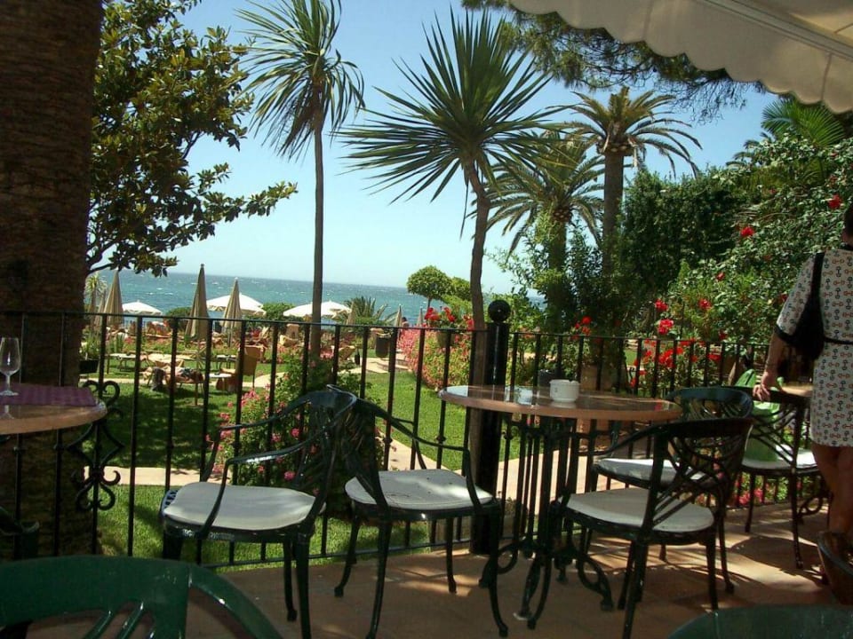 Blick von der Terrasse auf den Garten Hotel El Fuerte Marbella
