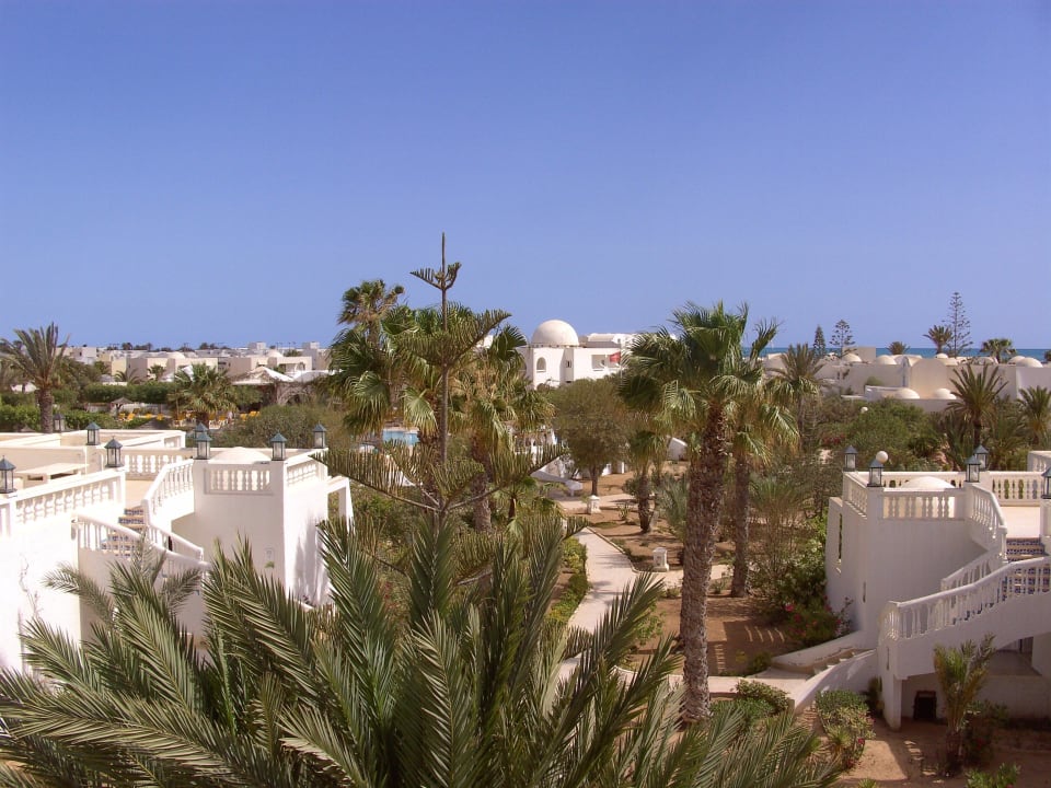 Blick vom Balkon Djerba Aqua Resort