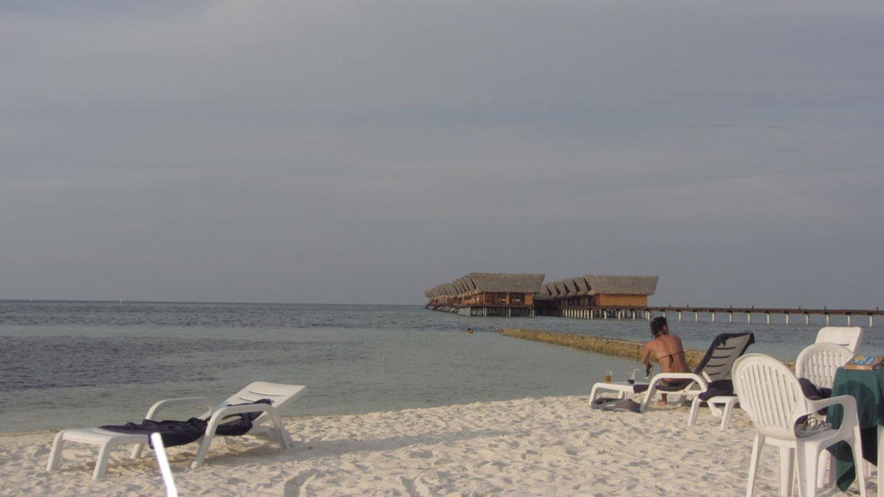 Ausblick zu den Ocean Villas Adaaran Select Hudhuran Fushi - Premium All Inclusive