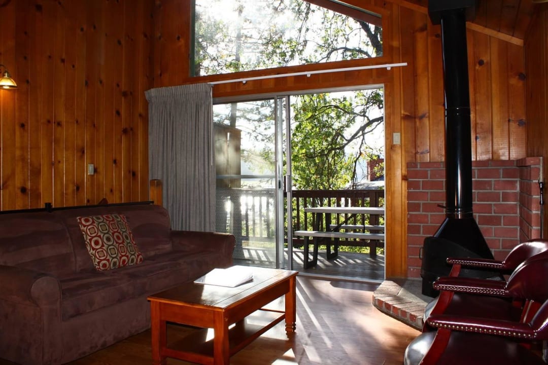 All Cabins come with Living Room Hotel The Pines Resort