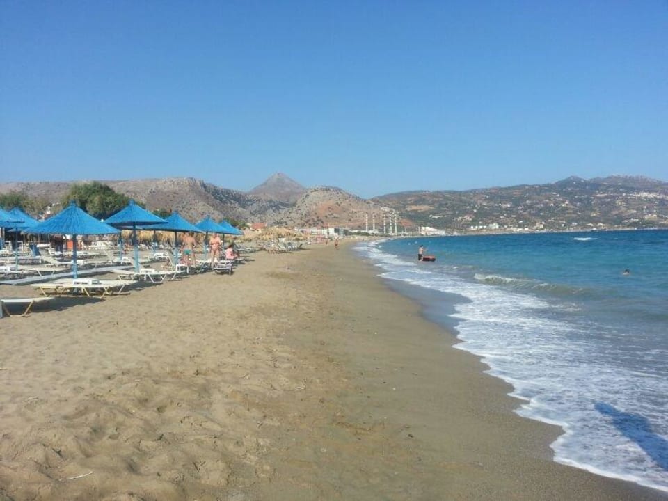 Strand in westliche Richtung Civitel Creta Beach