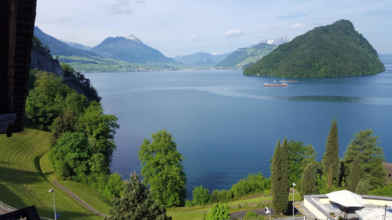 Ausblick vom Zimmer See- und Seminarhotel FloraAlpina