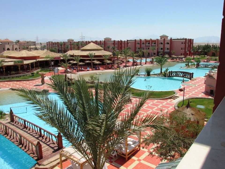 Blick vom Balkon Pickalbatros Aqua Vista Resort - Hurghada