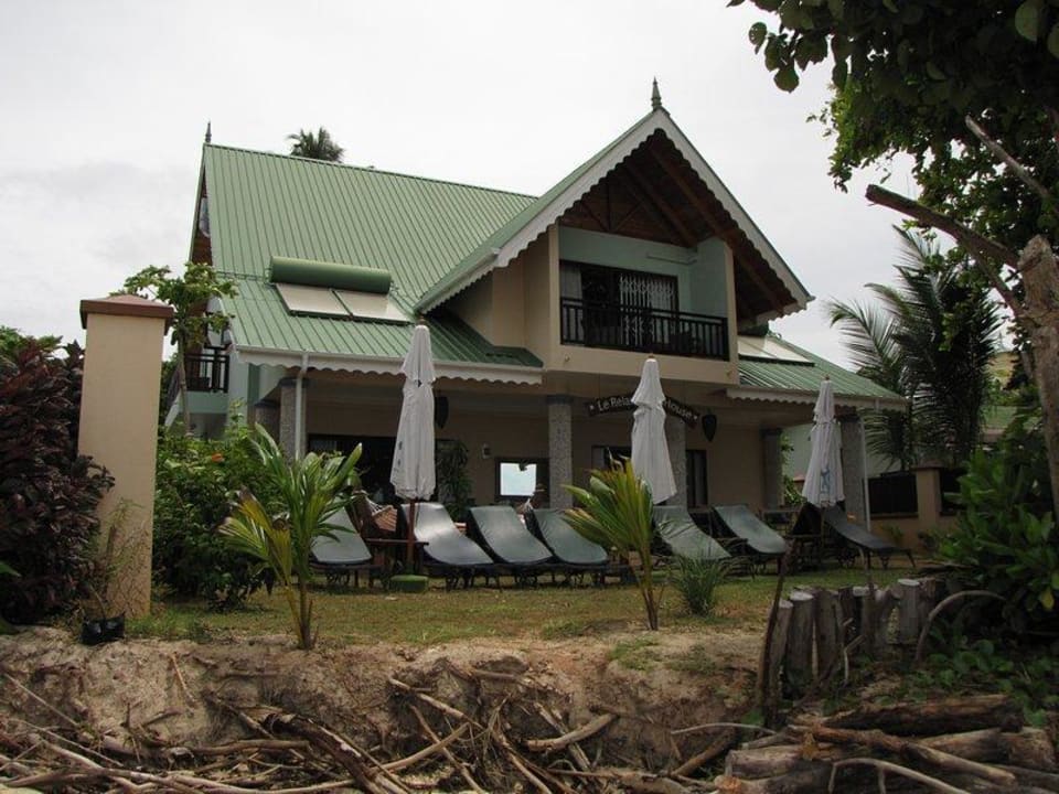 Blick vom "Strand" aus Le Relax Beach House