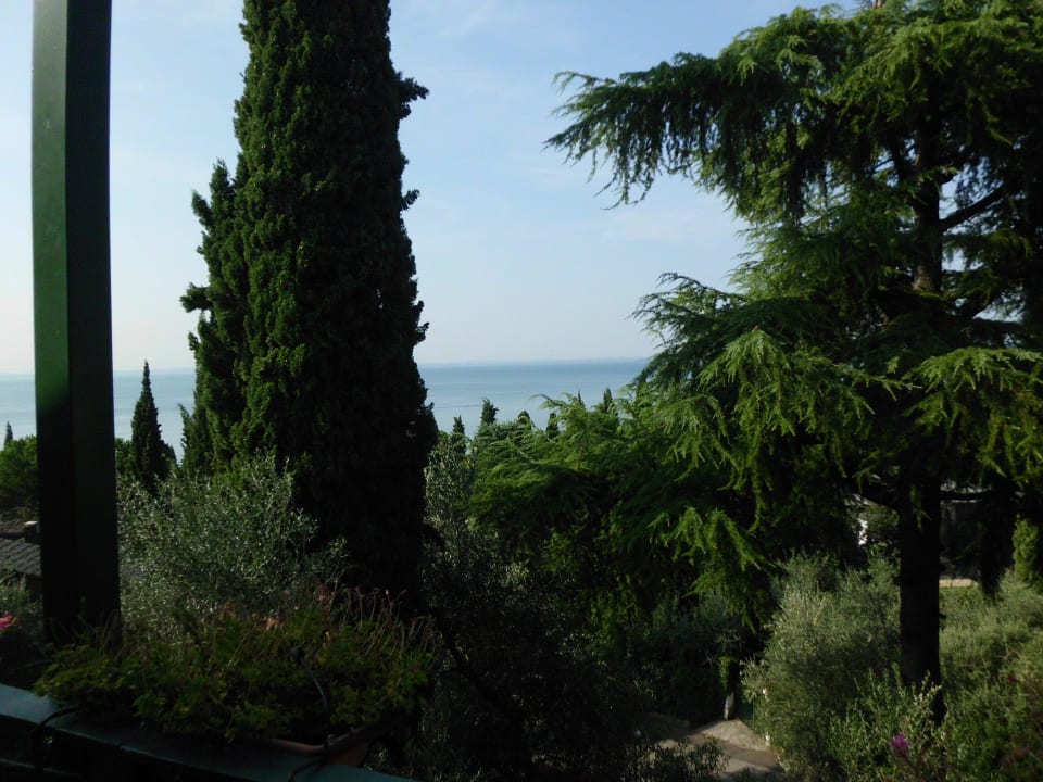 Blick zu See Hotel Marco Polo