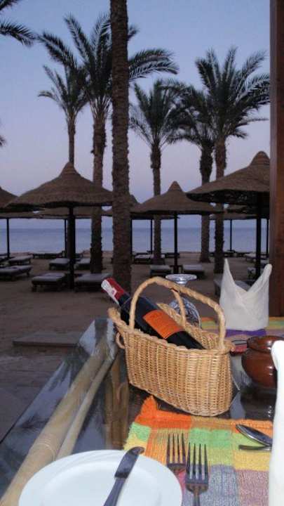 Abendessen im Strandrestaurant The Grand Hotel Sharm El Sheikh