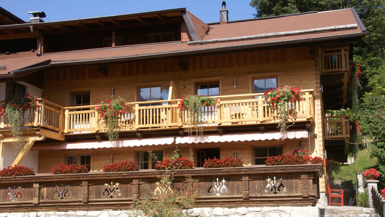 Außenansicht Bauernhof Haus Waldesruh