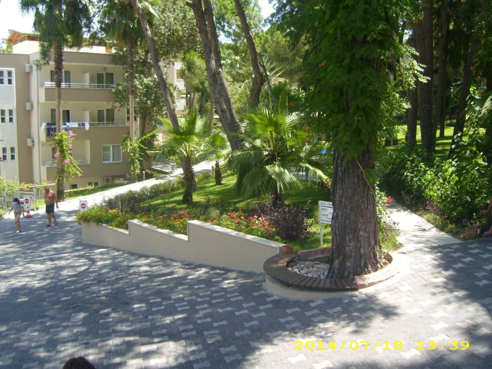 Blick von der Lobby in den Park Club Sidelya Hotel