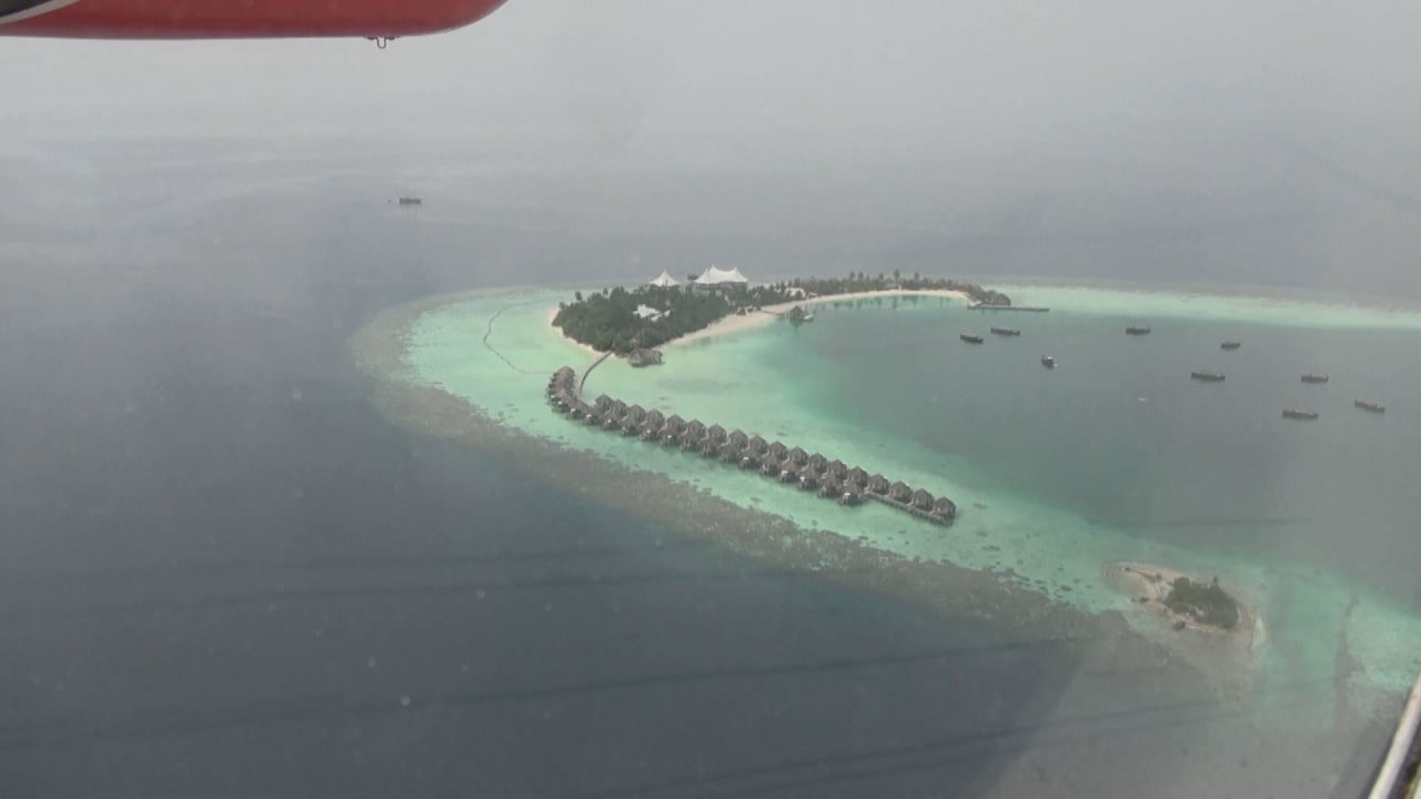 Anflug Safari Island Maldives