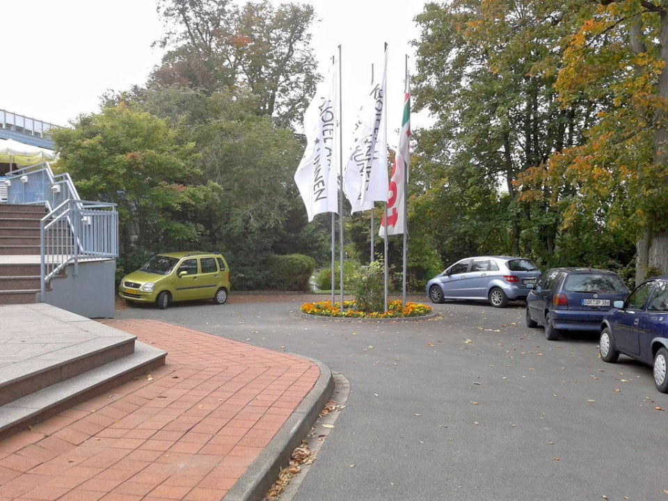 Ausladebereich in der Eingangszone Hotel am Kaiserbrunnen