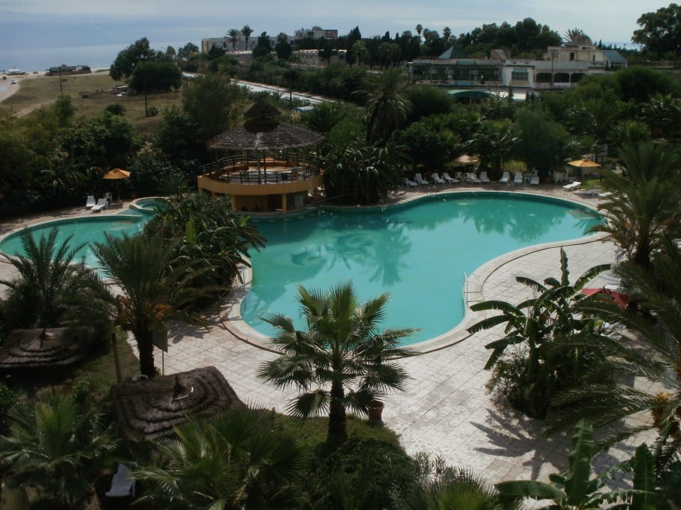 Blick vom Balkon mit Meerblick - 3. Etage  Hotel African Queen