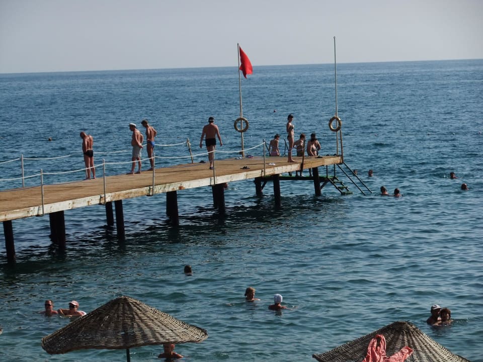 Blick von der Bierbar (eigentlich) Hotel Magic Sun