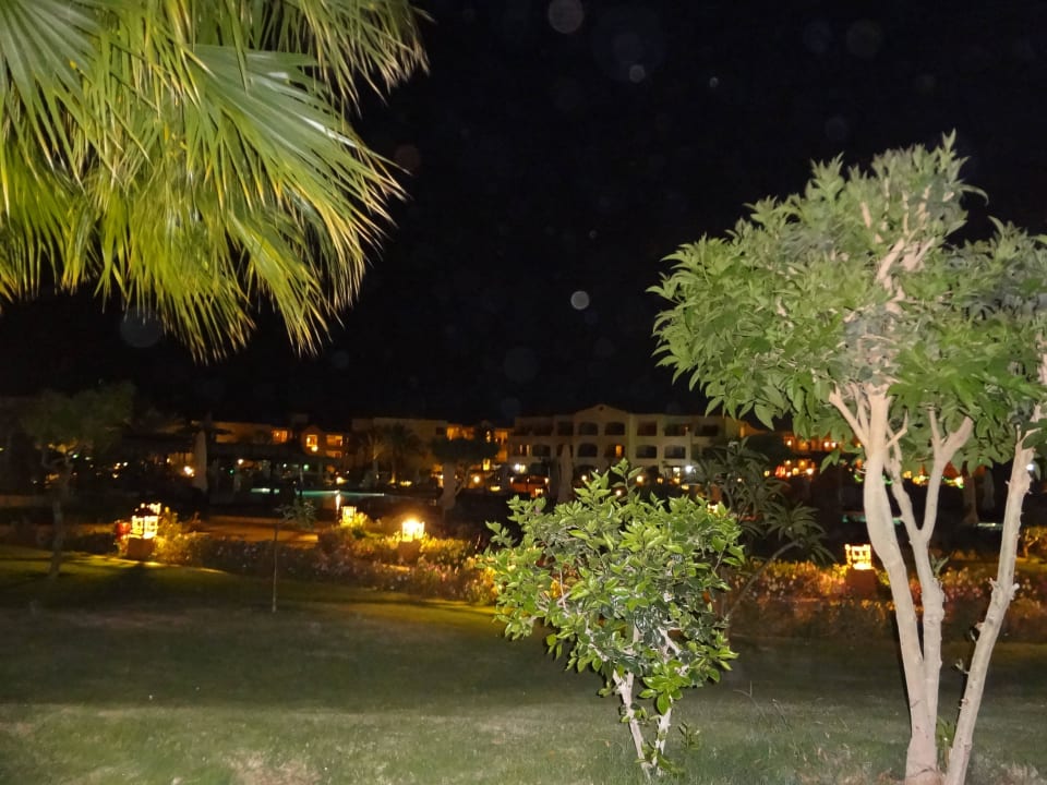 Вид с балкона вечером Regency Plaza Aqua Park & Spa