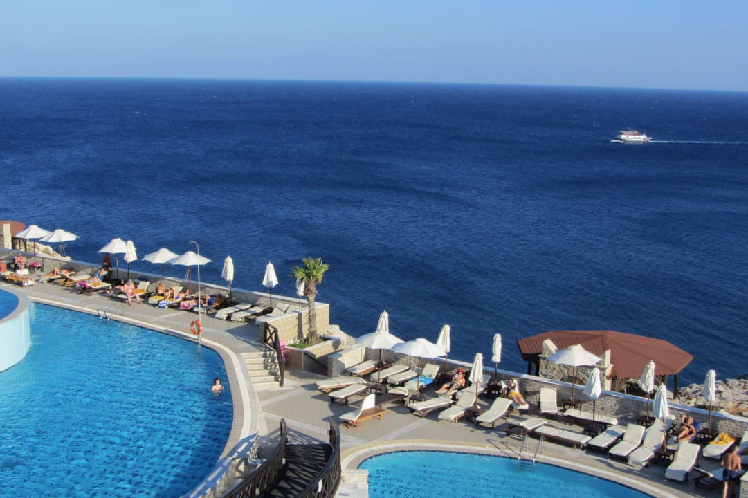 Pool und Meer Hotel Kalithea Horizon Royal