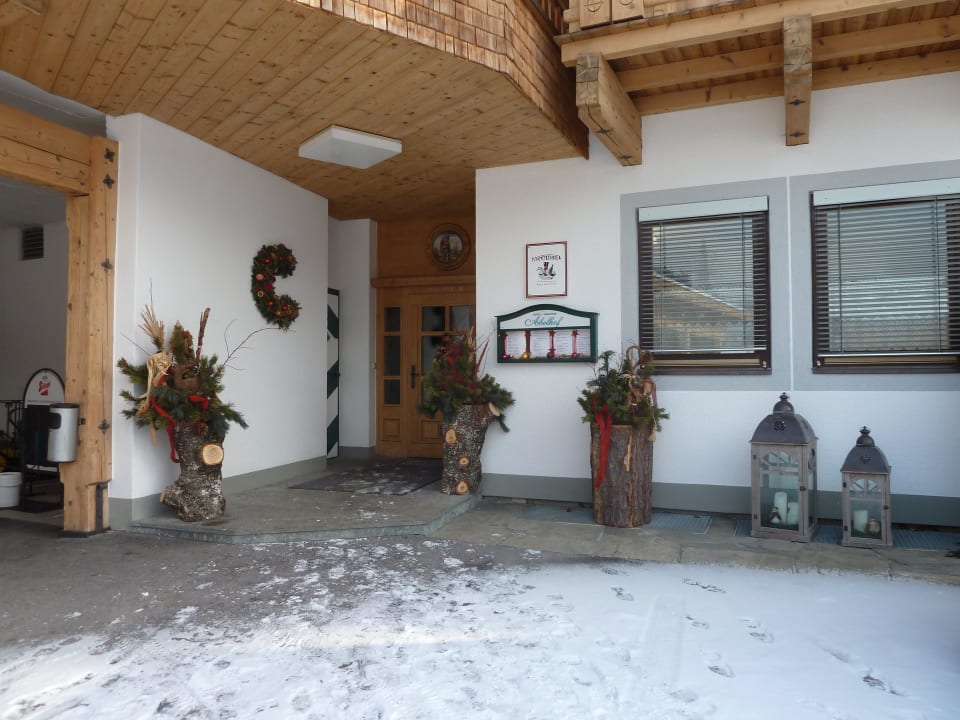 Eingang Hotel Gasthof Abelhof
