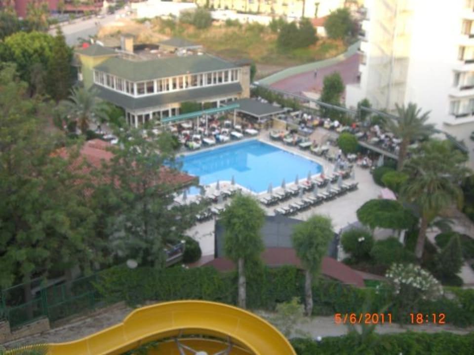 Blick vom Zimmer 453 Hotel Gardenia Beach