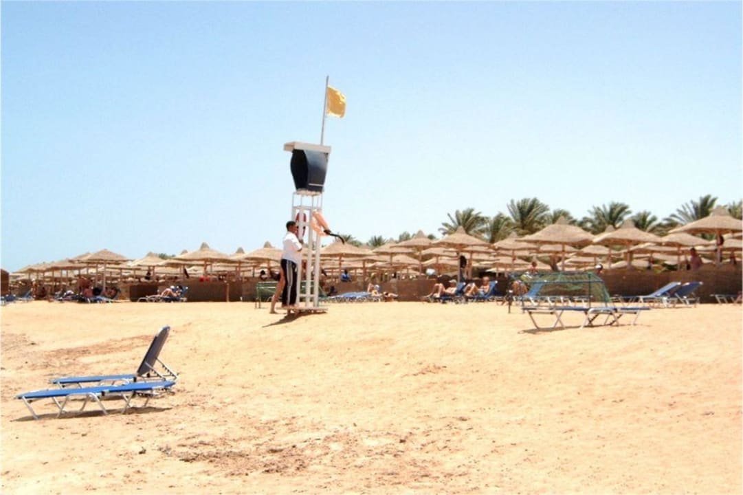 Strand, Liegen Makadi Oasis Family Resort mit Strandwache Jaz Makadi Oasis Resort