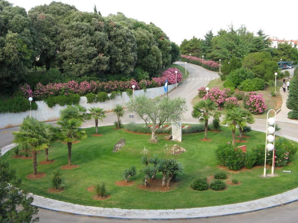 Hof - Ausblick von unserem Zimmer. Valamar Parentino Hotel