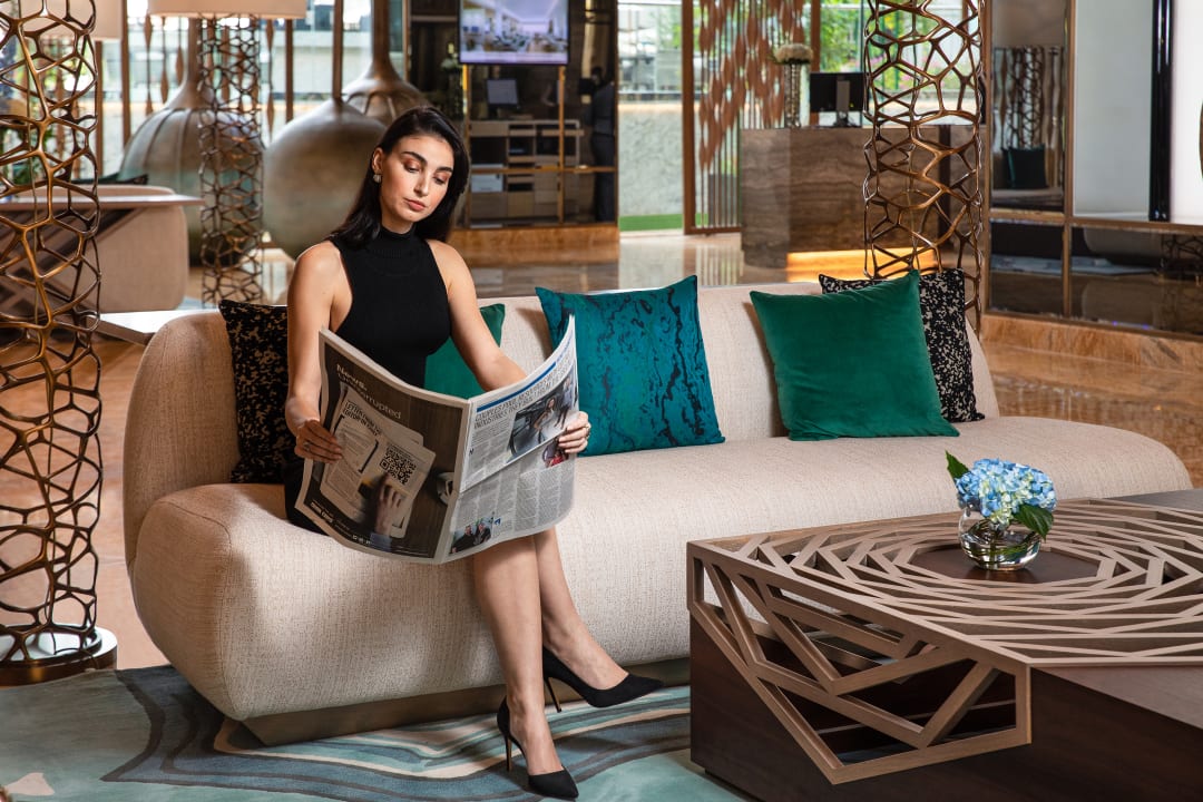 Lobby Al Jaddaf Rotana Suite Hotel