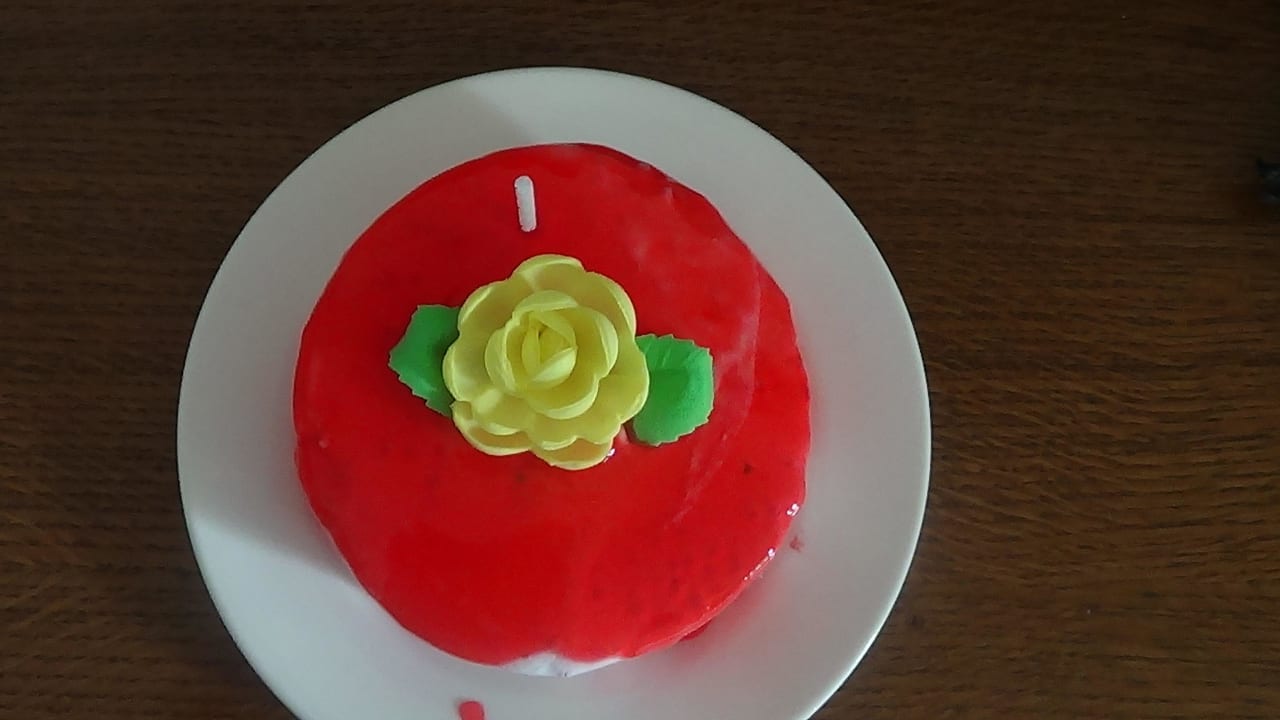 Leckere Himbeer-Torte zum Abschied Sunis Elita Beach Resort & Spa