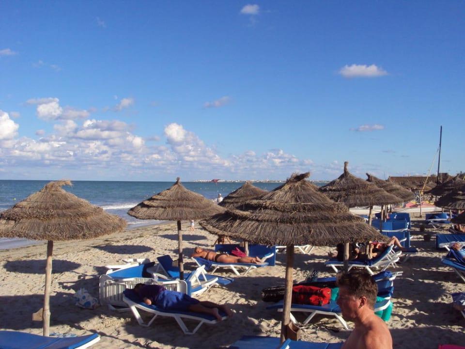 Beach with sunbeds and sunscreen TUI MAGIC LIFE Penelope Beach