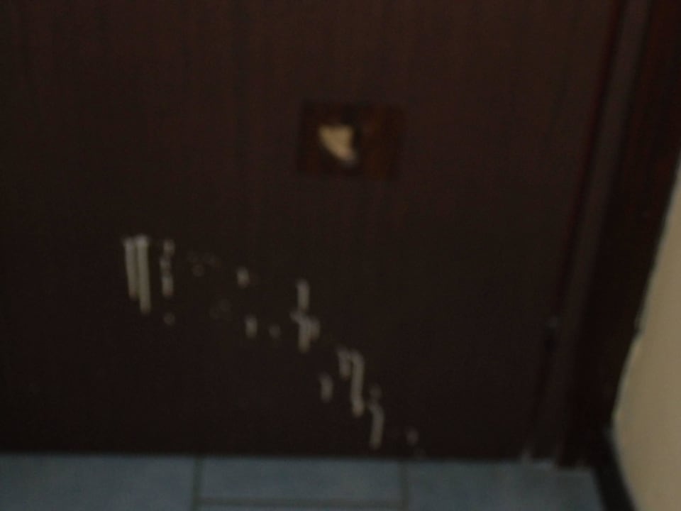 Eingangstür von innen Hotel Marco Polo