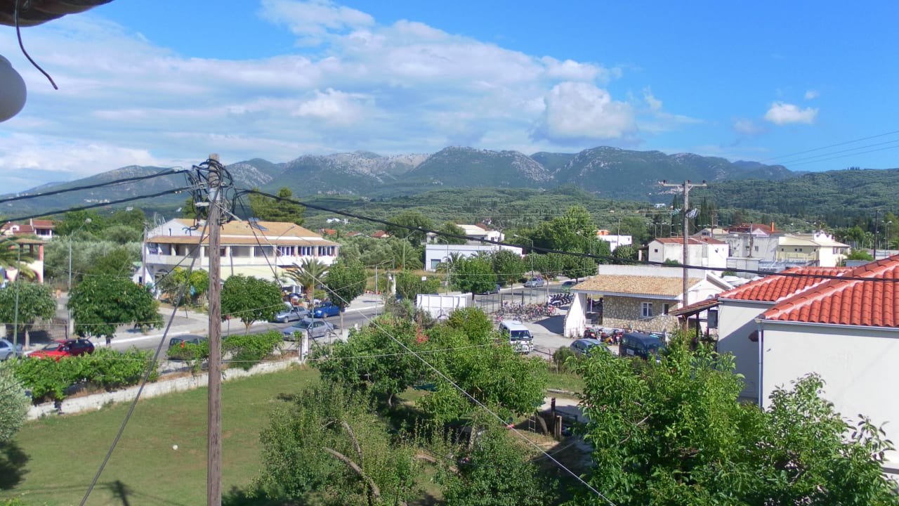 Blick aus unserem Zimmer Hotel Silver Beach