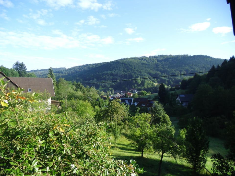 Ausblick vom Balkon Gästehaus Birgitte