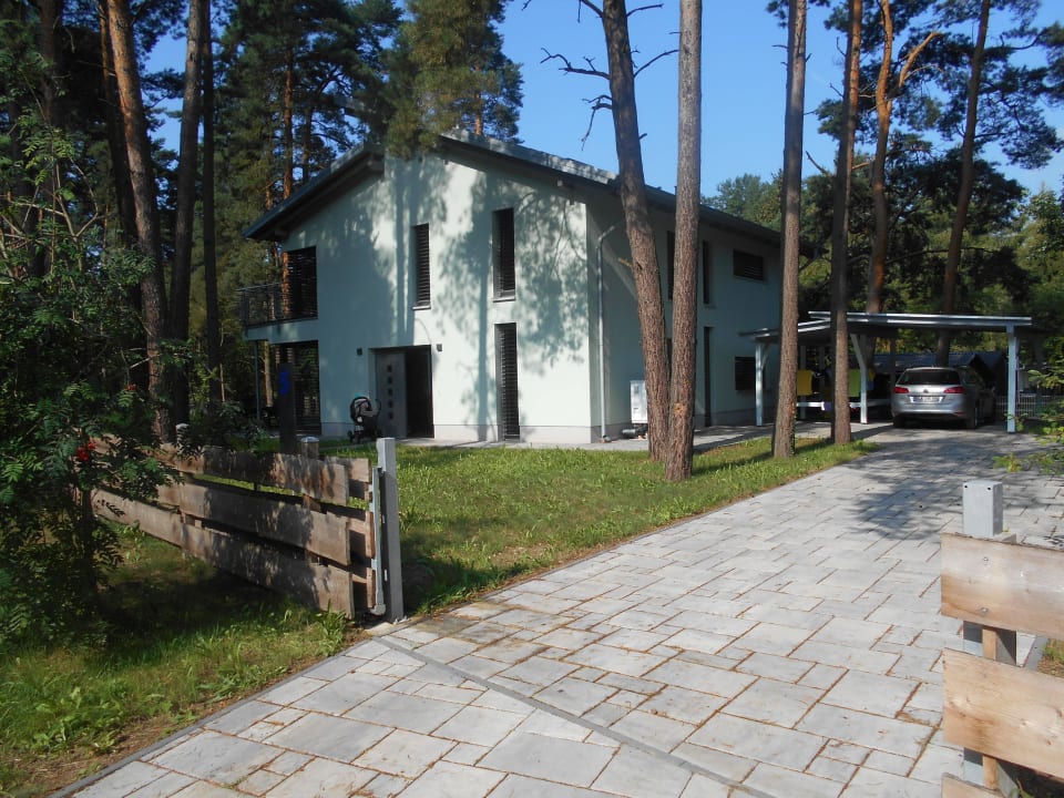 Zufahrt Ferienhaus Waldsiedlung 14