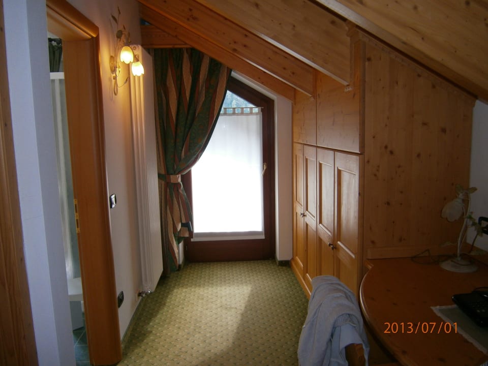 Blick in Richtung Balkon Domina Parco dello Stelvio