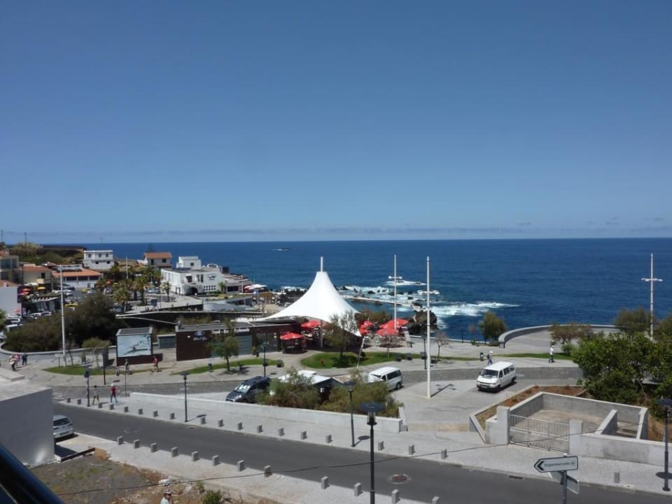 Blick vom Balkon unseres Zimmers  Hotel Euro Moniz