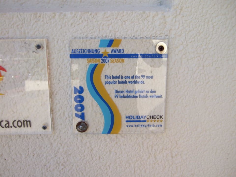 Auszeichnung Parque Nereida Suites Hotel