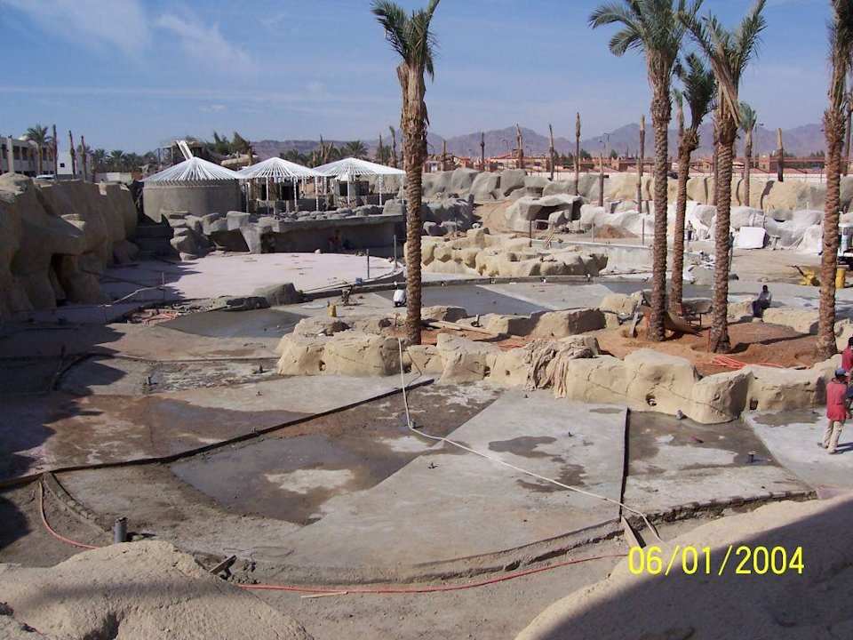 Baustelle Aquapark - Stand 13.11.2008 Hotel Reef Oasis Palms