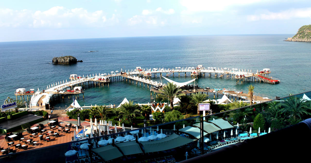 Room with view on sea Granada Luxury Okurcalar