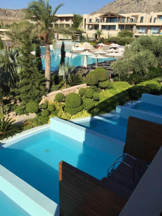 Blick aus unserem Balkon Aquagrand Artistic Luxury Beach Resort - Adults only