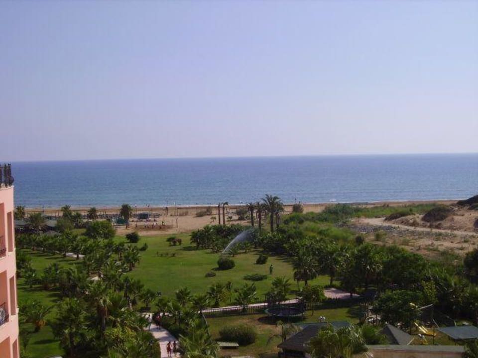 Grünanlage mit Meerblick Royal Atlantis Beach Hotel
