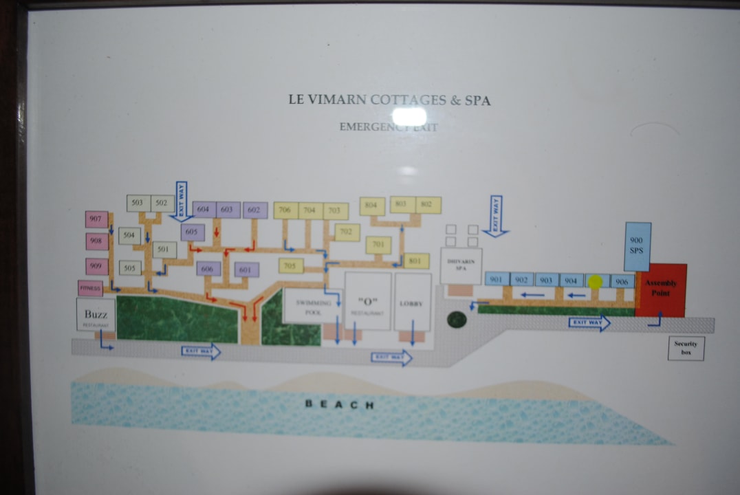 Zimmerplan Le Vimarn Cottages & Spa