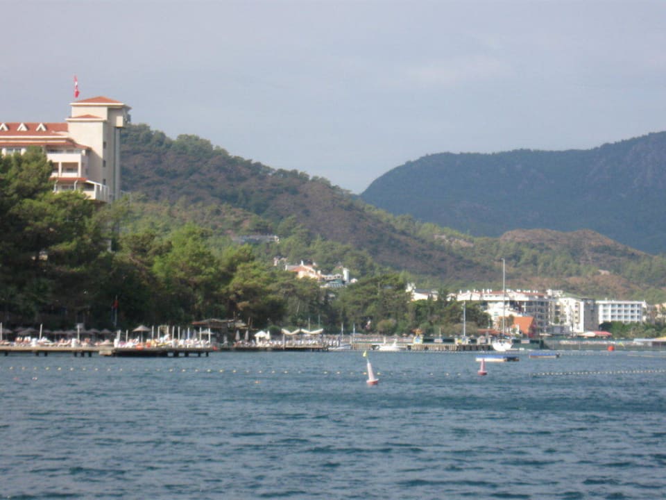 Вид с пирса отеля Grand Yazici Club Marmaris Palace