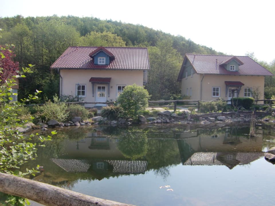 Links ist Haus C125 Hasseröder Ferienpark