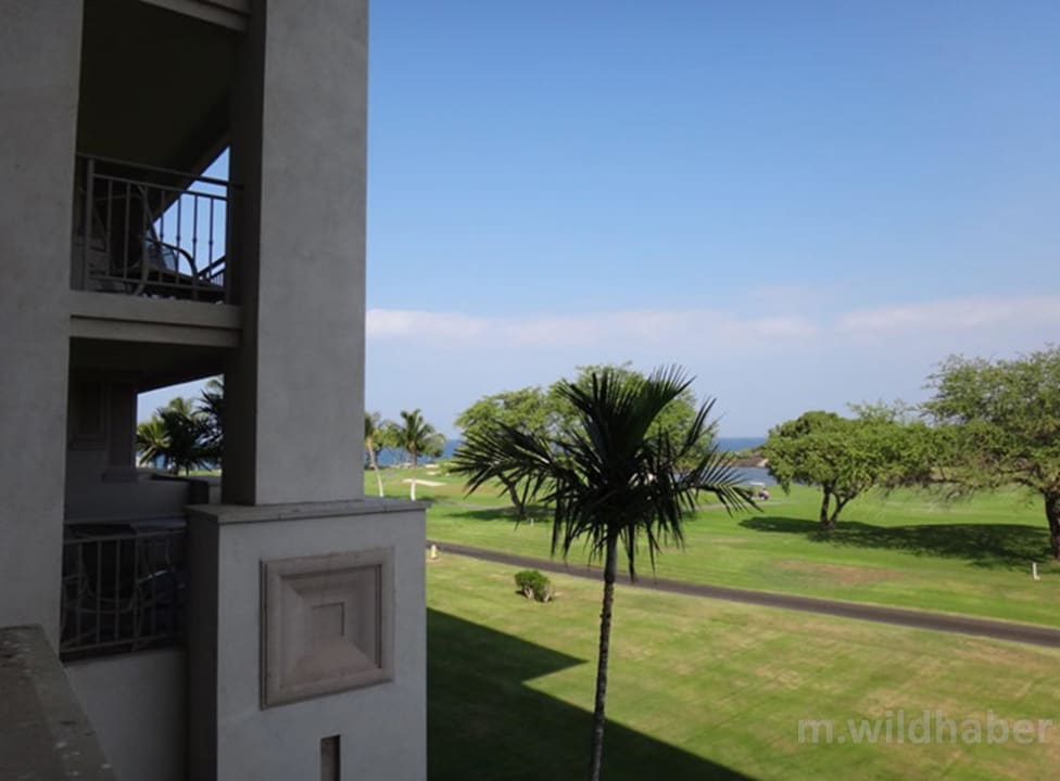 Zimmerausblick Richtung Meer Hotel The Fairmont Orchid Hawaii
