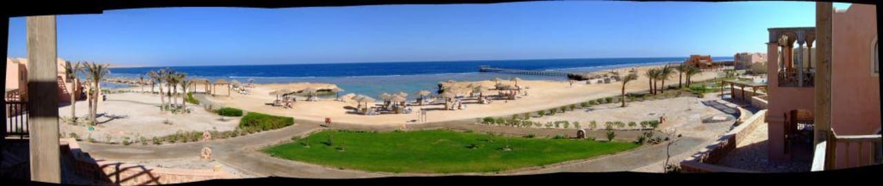 Meerblick vom Zimmer Radisson Blu Resort, El Quseir