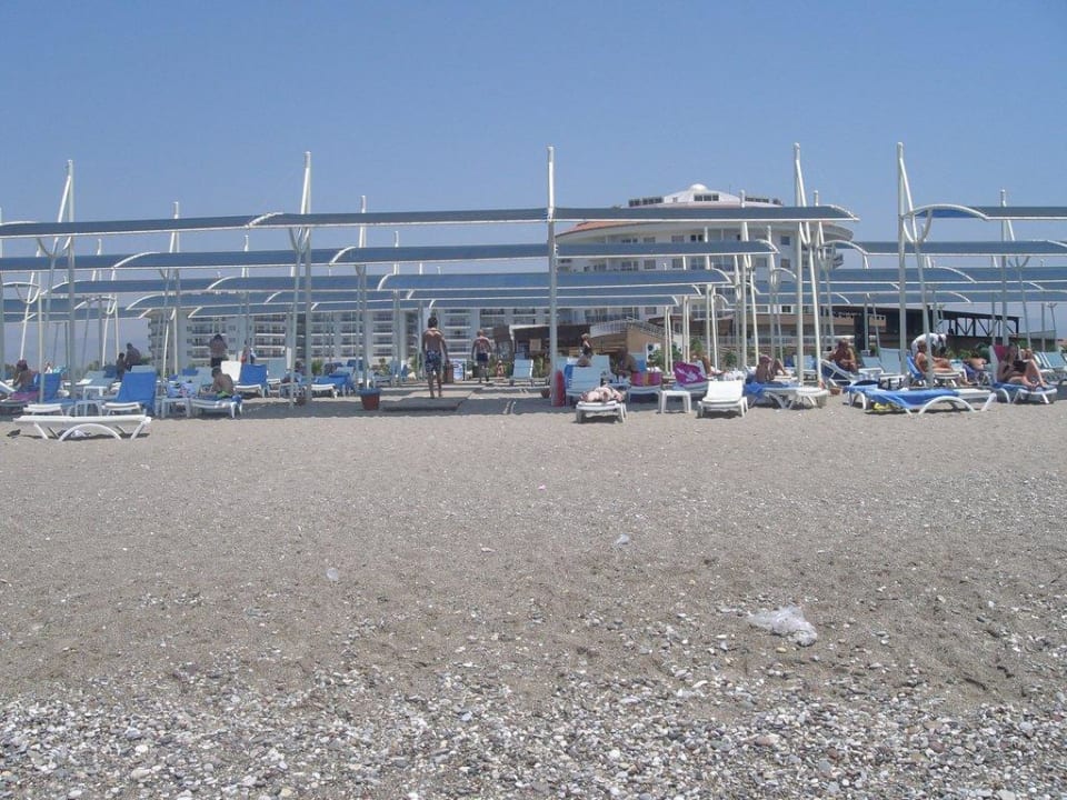 Vom Meer Richtung Hotel Seaden Sea World Resort & Spa