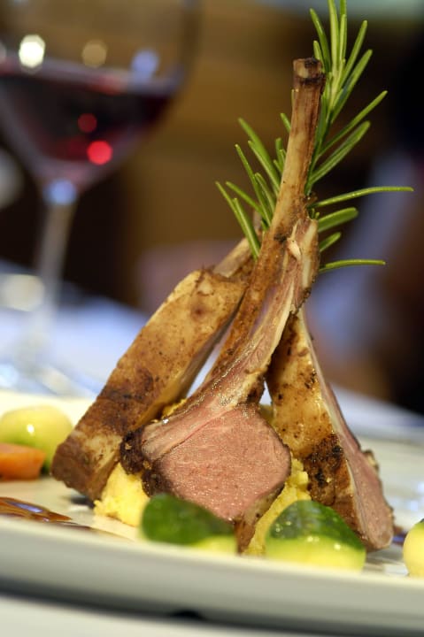 Hauptgericht Lamm Hotel Burgfrieden