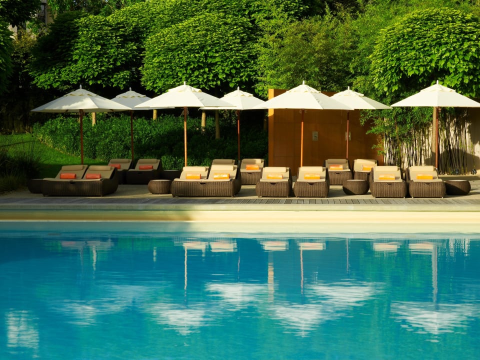 Poolside at InterContinental Hotel Geneva InterContinental Genève by IHG
