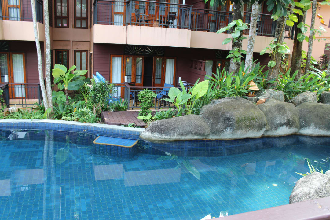 Blick auf unsere Terrassen Khao Lak Merlin Resort