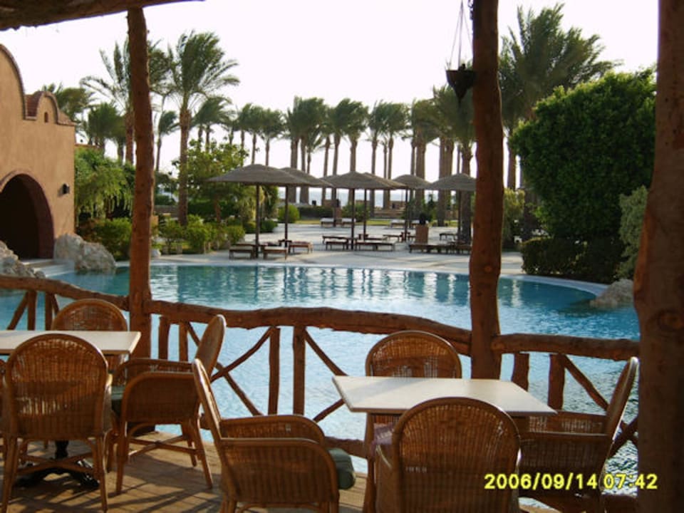 Blick vom Karibischen Restaurant Grand Makadi