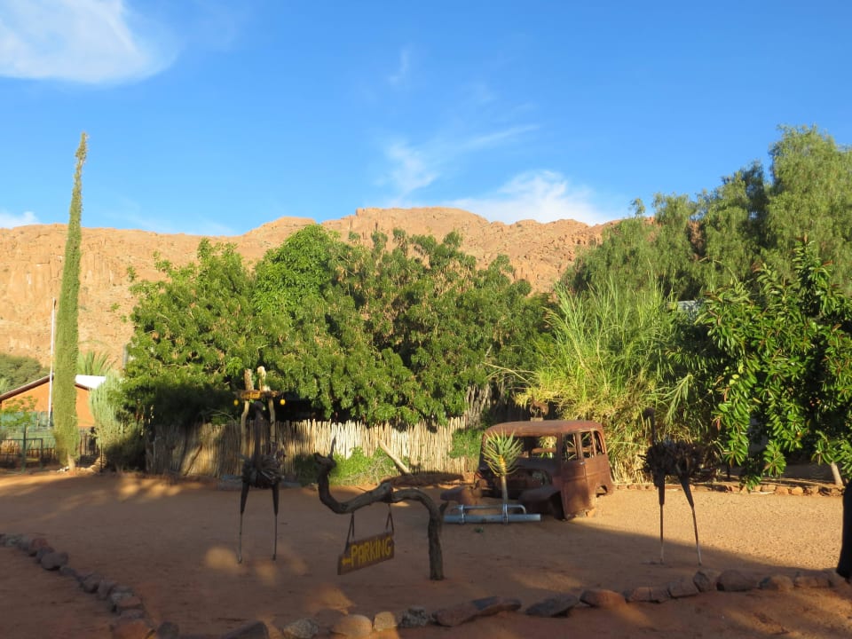 Eingangsbereich der Farm Koiimasis Ranch